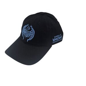 World of Warcraft Dragonflight Black Dad Hat‎ Blizzard Entertainment Cap